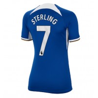 Billiga Chelsea Raheem Sterling #7 Hemma fotbollskläder Dam 2023-24 Kortärmad